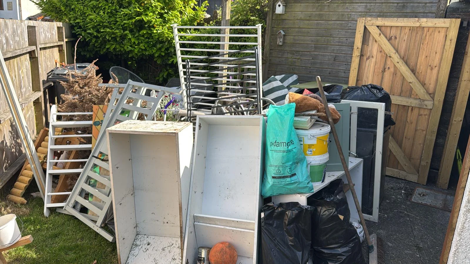 Before property clearance in Madron