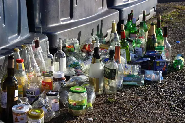 disposed bottles