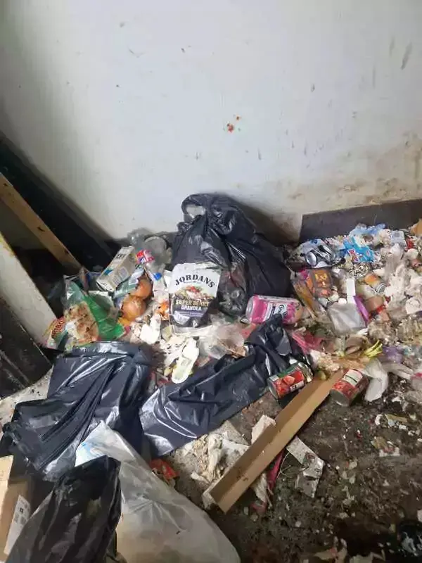 House clearance with furniture outside